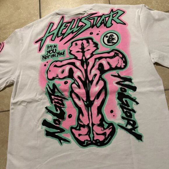 Hellstar No Guts No Glory T-Shirt - Picture 2 of 4